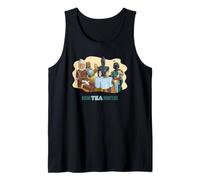 Star Wars Boun-Tea Hunters Drinking Boba Tea with Boba Fett Camiseta sin Mangas