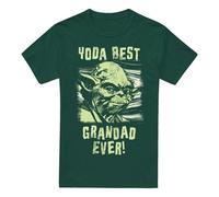 Star Wars Camiseta Best Grandad de Yoda Cómic para Hombre (TV5186)