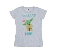 Star Wars - Camiseta Best Mum de Yoda de Algodón para Mujer