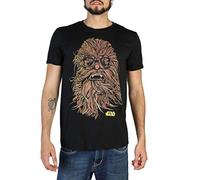 Star Wars Camiseta Chewie Goggles Hombre, Negra (Black Blk), Talla S UK