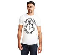 Star Wars Camiseta con el Emblema Hombre, Color Blanco, Talla M UK
