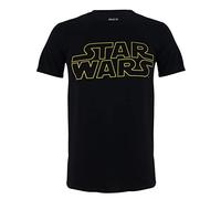 Star Wars Camiseta Manga Corta Basic Logo Negro XL