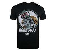 Star Wars Camiseta de Boba Fett Retro para Hombre (TV876)
