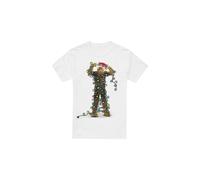 Star Wars - Camiseta de Chewbacca Luces de Hadas Navidad para Hombre