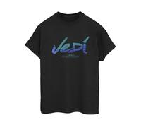 Star Wars - Camiseta Jedi de Obi Wan Kenobi Pintado a Mano de Algodón para Muje