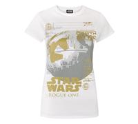 Star Wars - Camiseta La Estella de la Muerte Rogue One Metallic para Mujer