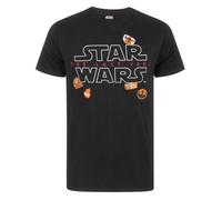 Star Wars Camiseta logotipo The Last Jedi para hombre (NS4398)