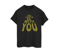 Star Wars Camiseta May The Force Be With You de Algodón para Mujer (BI44513)