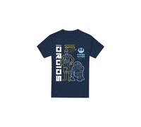 Star Wars Camiseta Rebel Droids para Hombre (TV3582)