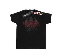 Star Wars - Camiseta The Last Jedi Logo Destrozado para Hombre