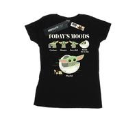Star Wars - Camiseta The Mandalorian The Child Moods de Algodón para Mujer
