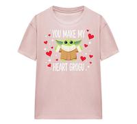 Star Wars Camiseta You Make My Heart de Grogu para Mujer (TV23865)