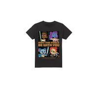 Star Wars Camiseta Young Jedi Adventure Among The Stars para Hombre (TV3409)