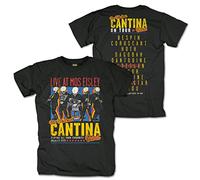 Star Wars Cantina Band On Tour Hombre Camiseta Negro 100% algodón Regular