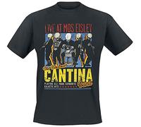 Star Wars Cantina Band On Tour Hombre Camiseta Negro 4XL 100% algodón Regular