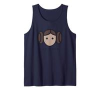 Star Wars Cartoon Princess Leia I Love You Camiseta sin Mangas