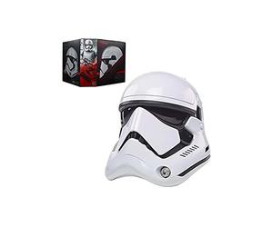 Star Wars Casco electrónico Premium de Soldado de Asalto de la Primera Orden The Black Series, artículo Coleccionable Ascenso de Skywalker
