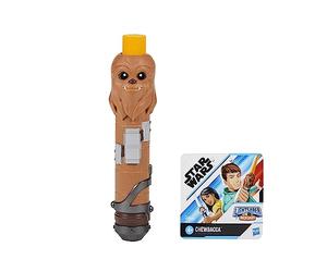 Star Wars - Chewbacca Lightsaber Squad - Sable de luz Amarillo, Extensible - Juguetes