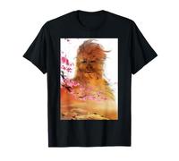 Star Wars Chewbacca Spring Cherry Blossoms Sakura Art Camiseta