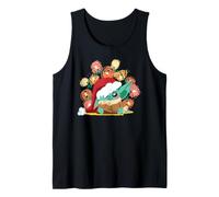 Star Wars Christmas Grogu in Santa Hat with Holiday Lights Camiseta sin Mangas