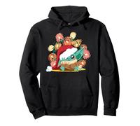 Star Wars Christmas Grogu in Santa Hat with Holiday Lights Sudadera con Capucha