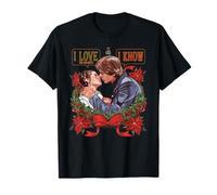 Star Wars Christmas Han Solo Leia I Love The Holidays I Know Camiseta
