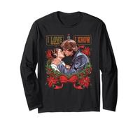 Star Wars Christmas Han Solo Leia I Love The Holidays I Know Manga Larga