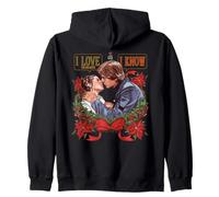 Star Wars Christmas Han Solo Leia I Love The Holidays I Know Sudadera con Capucha