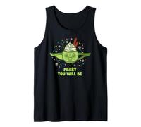 Star Wars Christmas Merry You Will Be Yoda Cocoa Mug Camiseta sin Mangas
