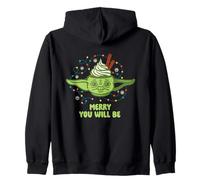 Star Wars Christmas Merry You Will Be Yoda Cocoa Mug Sudadera con Capucha