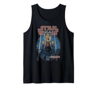 Star Wars Classic Ahsoka Tano Twin Sabers Vintage Disney+ Camiseta sin Mangas