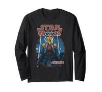 Star Wars Classic Ahsoka Tano Twin Sabers Vintage Disney+ Manga Larga