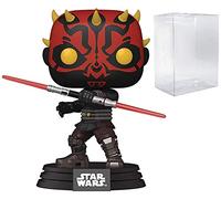Star Wars: Clone Wars - Figura de vinilo de Darth Maul Funko Pop (con funda protectora compatible con caja emergente)