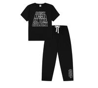 Star Wars Conjunto de pijama largo para hombre Best Dad in the Galaxy, Negro, S
