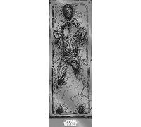 Star Wars CPP20255 Han Solo Carbonite - Póster para puerta (53 x 158 cm), multicolor