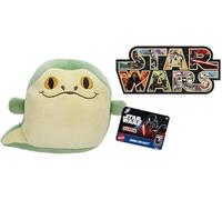 STAR WARS Cuutopia - Juguete de peluche de 5 pulgadas, muñeca de almohada suave redondeada inspirada con calcomanía adicional (Jabba The Hut)