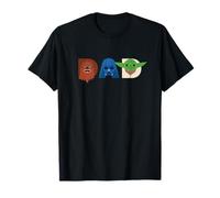 Star Wars Dad Character Letters Family Trip Matching Gift Camiseta