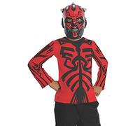 Star Wars Darth Maul Shirt & Mask Costume Set Child Large 12-14