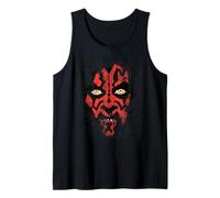 Star Wars Darth Maul Weathered Face Camiseta sin Mangas
