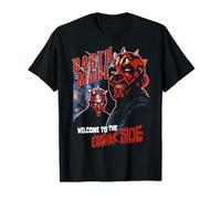 Star Wars Darth Maul Welcome To The Dark Side Dual Portrait Camiseta