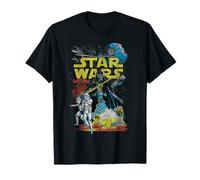 Star Wars Darth Vader and Death Star Loom Over Battlefield Camiseta