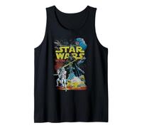 Star Wars Darth Vader and Death Star Loom Over Battlefield Camiseta sin Mangas