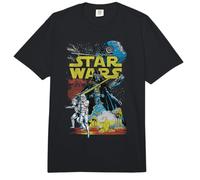 Star Wars Darth Vader and Death Star Loom Over Battlefield Comfort Colors Adult Heavyweight T-Shirt