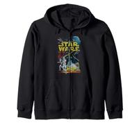 Star Wars Darth Vader and Death Star Loom Over Battlefield Sudadera con Capucha