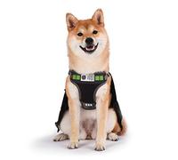 Star Wars Arnés de Cosplay de Darth Vader para Perros medianos, Mediano (M) | Lindo arnés Negro para Perro sin tirones con Capucha | Mercancía de Star Wars para Perros o Disfraz de Mascota Star Wars