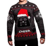 Star Wars Darth Vader - Jersey de Navidad para Hombres y Mujeres, Grey, Black, Red, White, XL