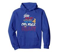 Star Wars Darth Vader Join Me and Rule The Galaxy Quote USA Sudadera con Capucha, Unisex para Adultos, Azul Real, L