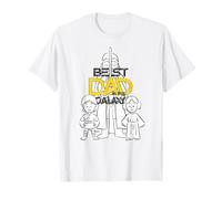 Star Wars Darth Vader Luke and Leia Best Dad in the Galaxy Camiseta