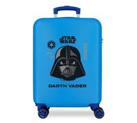 Star Wars Darth Vader Maleta de Cabina Azul 38x55x20 cms Rígida ABS Cierre de combinación Lateral 34L 2 kgs 4 Ruedas Dobles Equipaje de Mano