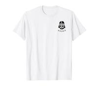 Star Wars Darth Vader Small Helmet Patch Z2 Camiseta, Hombre, Blanco, M